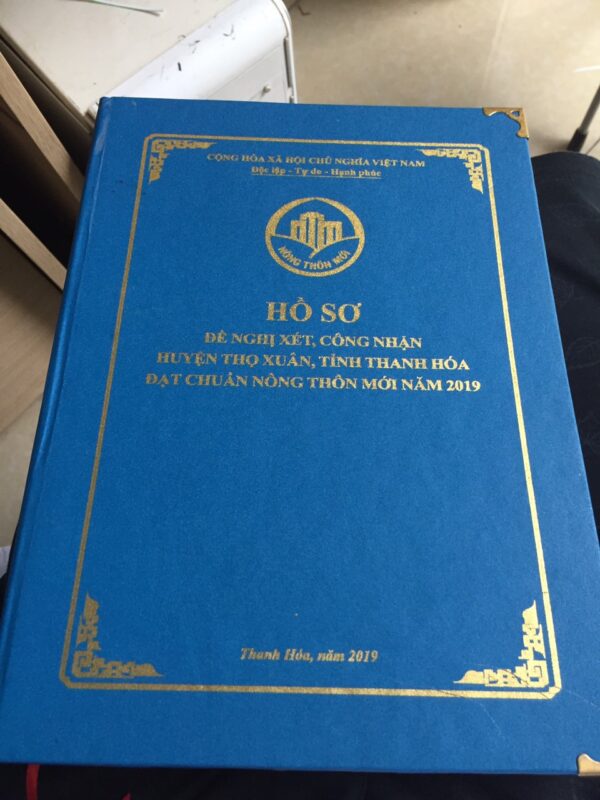 Bìa mạ vàng