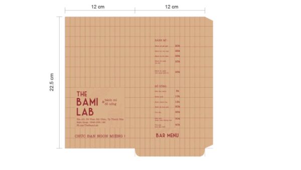 In túi bánh mì giấy Kraft